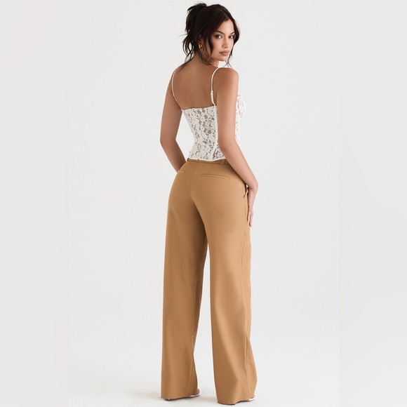 House of CB Cameron Caramel Relaxed Tailored Trousers 🤍 - Picture 5 of 10